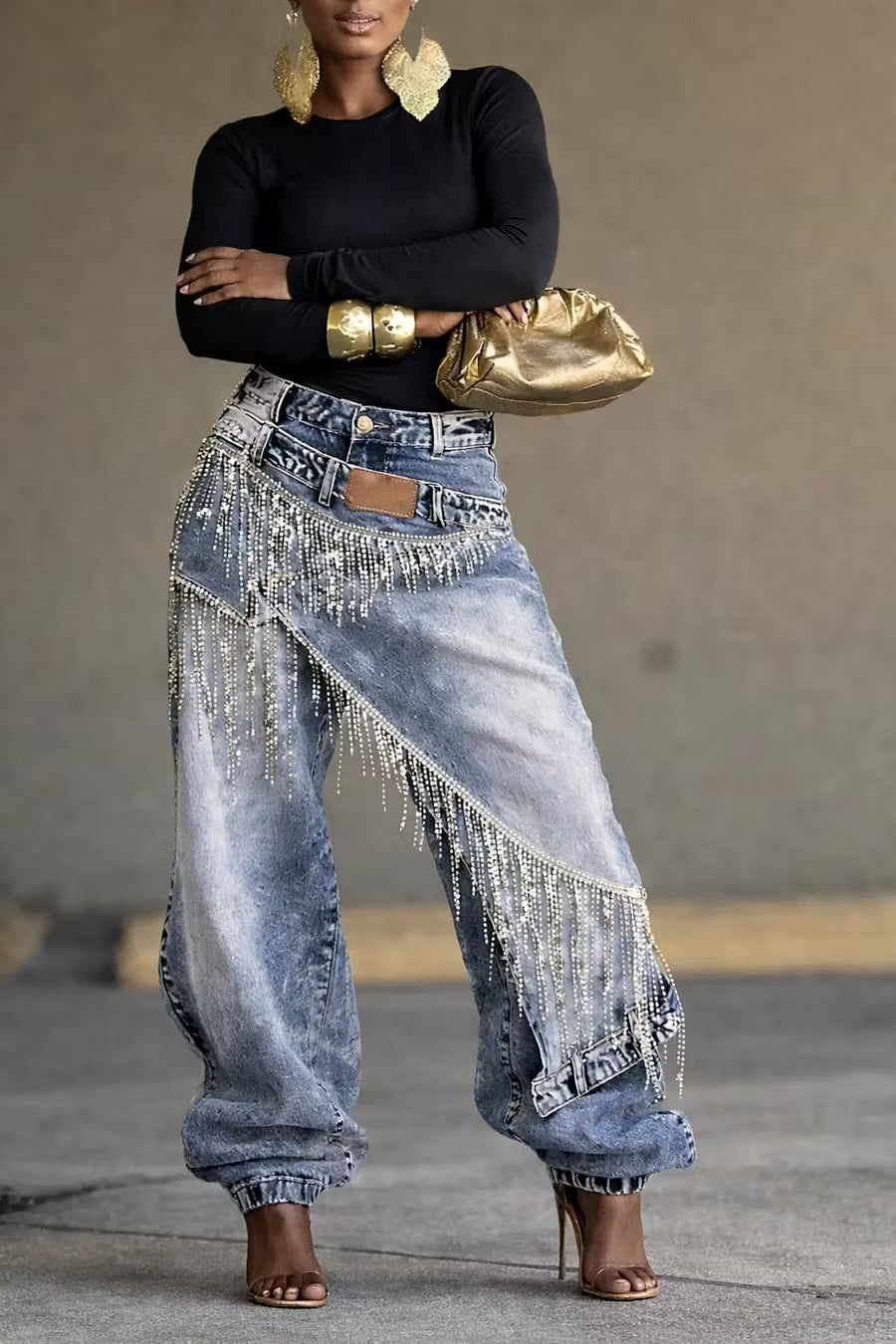 Jeans Baggy Diamond Crossover