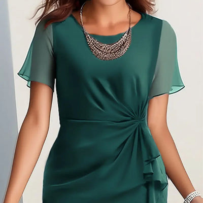 Abelia/Vestido Drapeado Premium