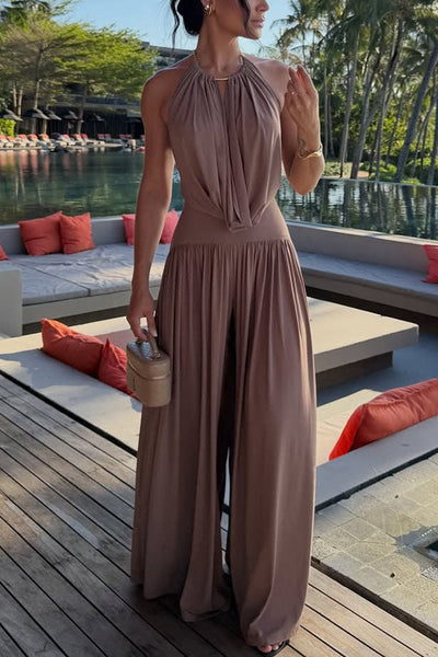 Conjunto Elegante de Body con cuello halter