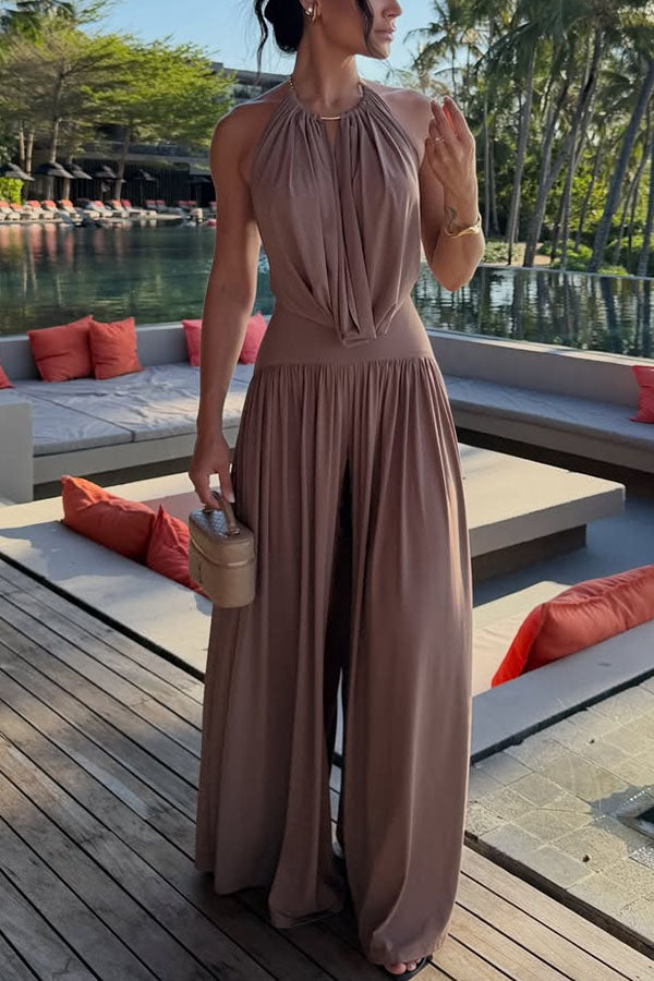 Conjunto Elegante de Body con cuello halter