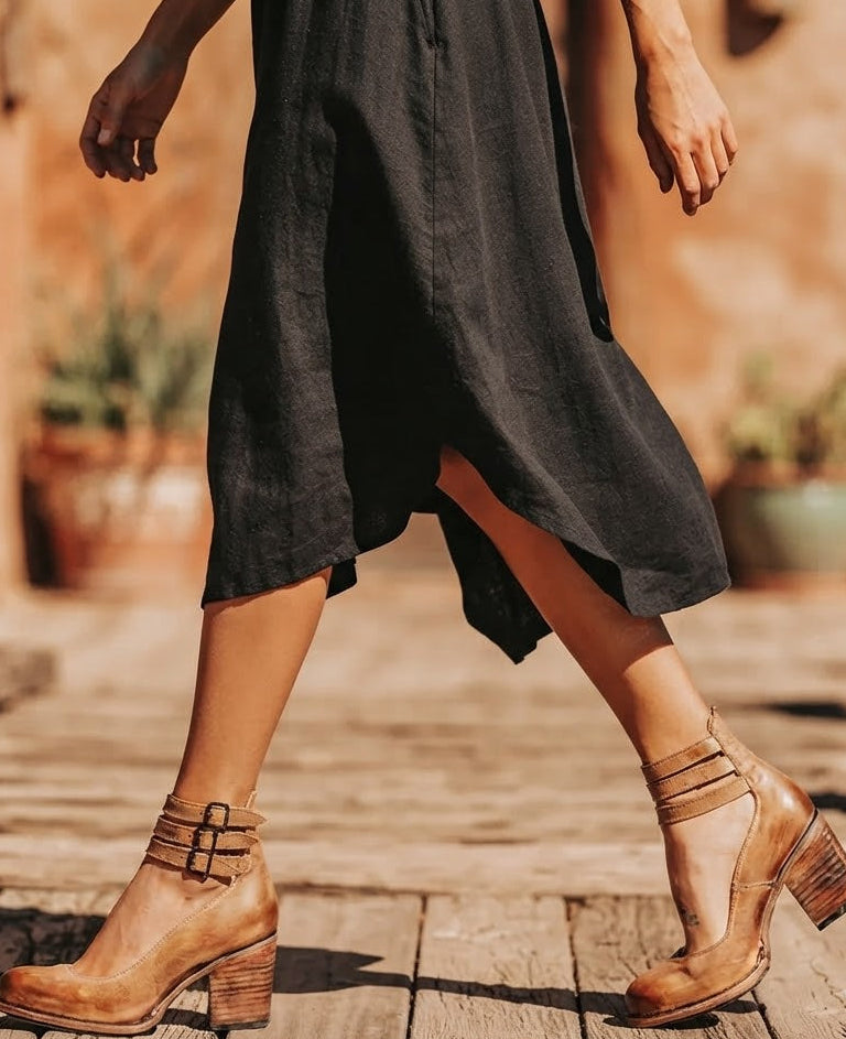 Zapatos de Tacón Rústico Chic