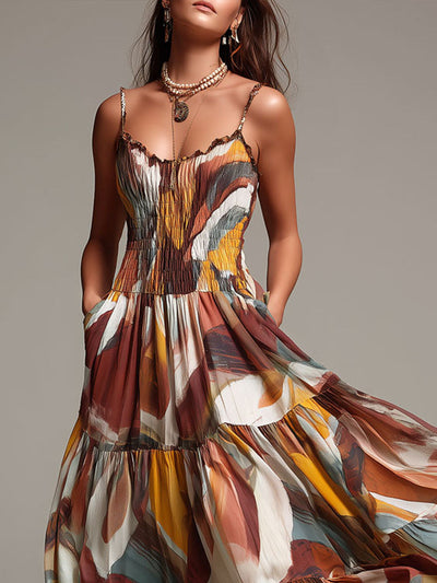 Vestido "Vuelo Bohemio" Multicolor