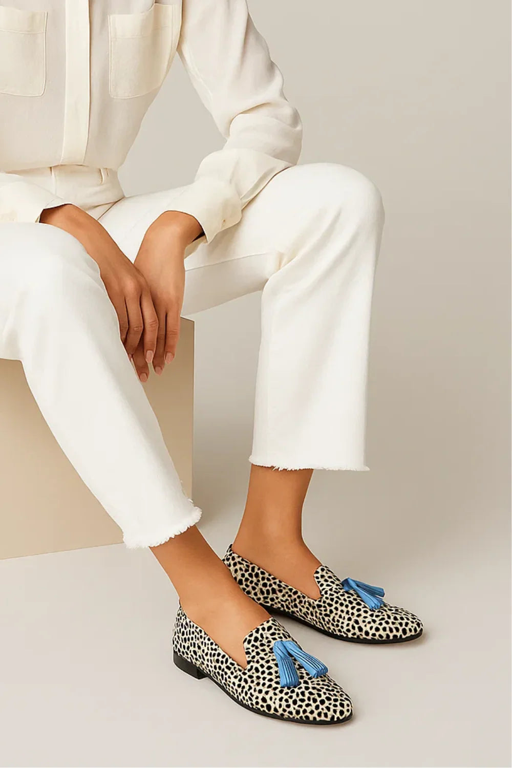Zapatos Flat Estampado Dálmata Chic