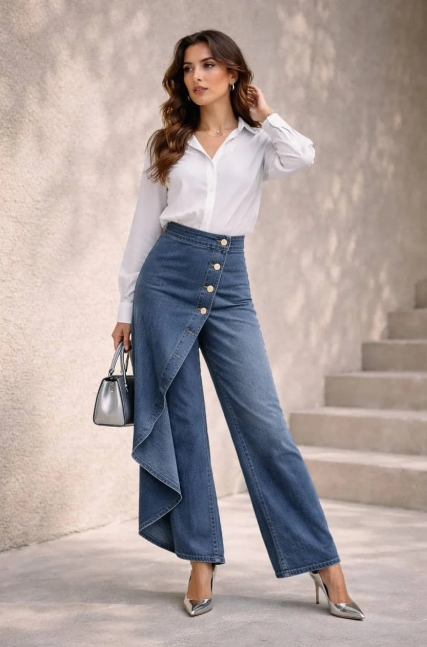 Pantalón Denim Hibrido azure
