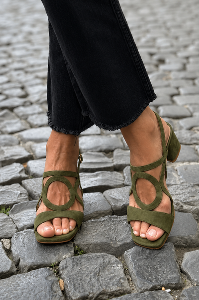 Sandalias de Tancon Geometric Lime Pop