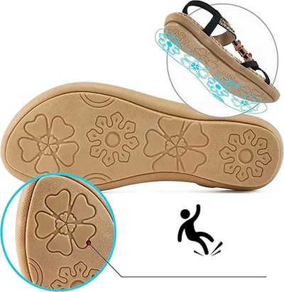 Sandalias Étnicas Tribal Antideslizante