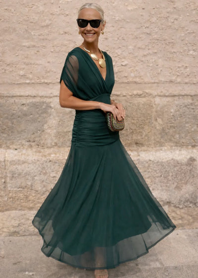 Alondra Vestido Largo con Escote en V