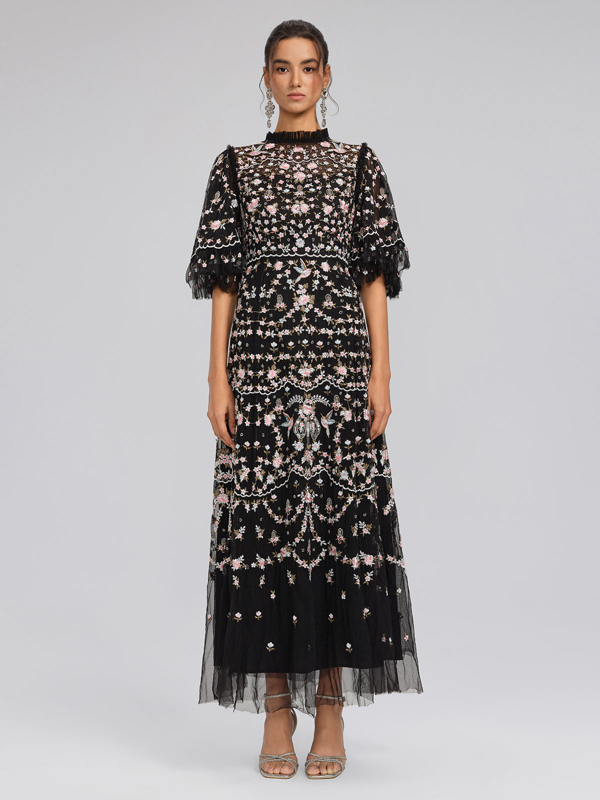 Vestido Glam Ópera Floral