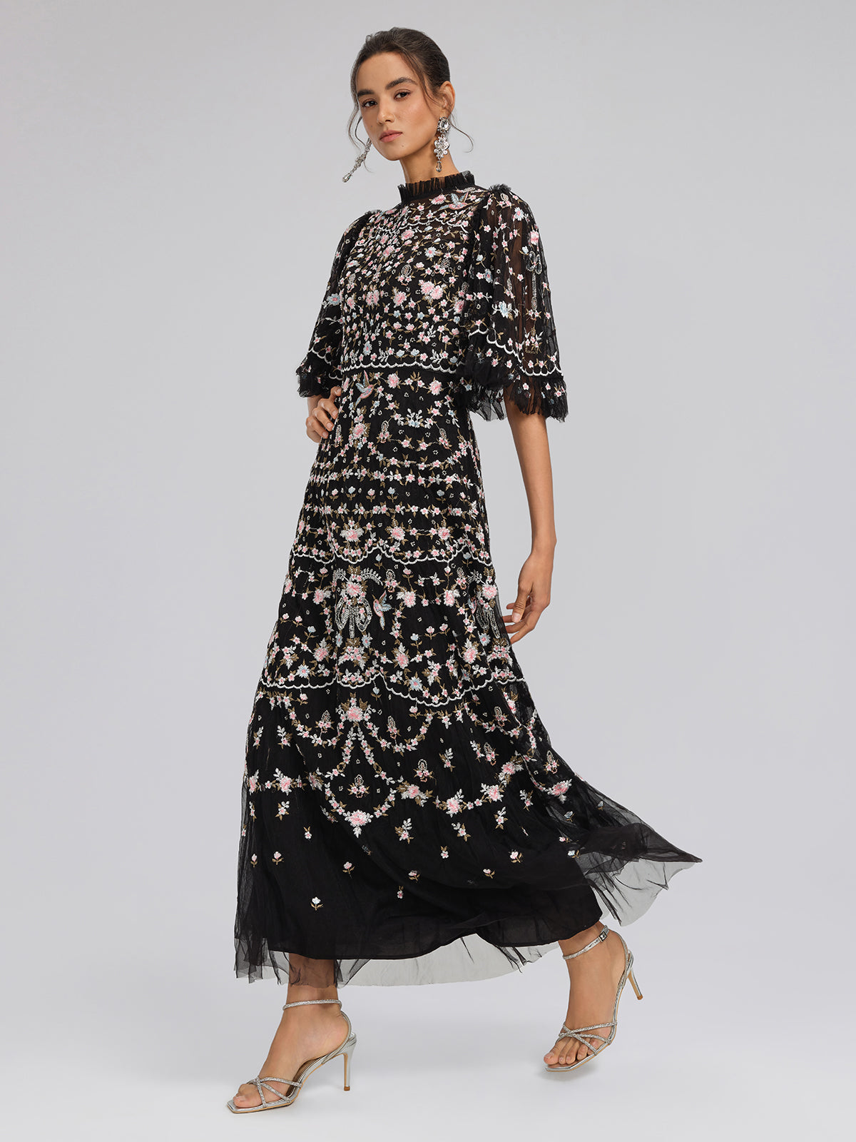 Vestido Glam Ópera Floral