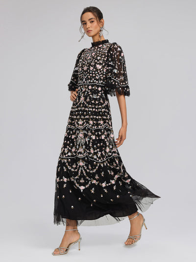 Vestido Glam Ópera Floral
