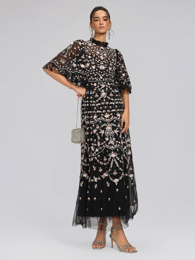 Vestido Glam Ópera Floral