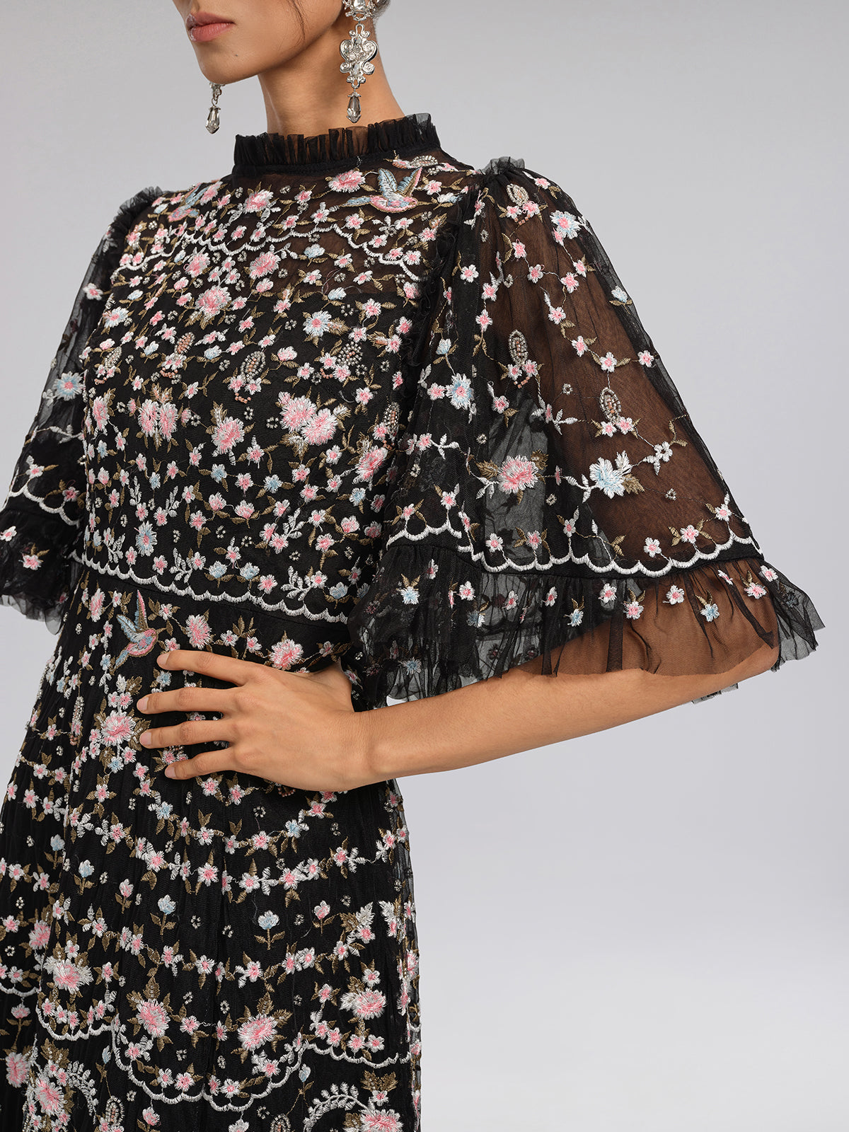 Vestido Glam Ópera Floral