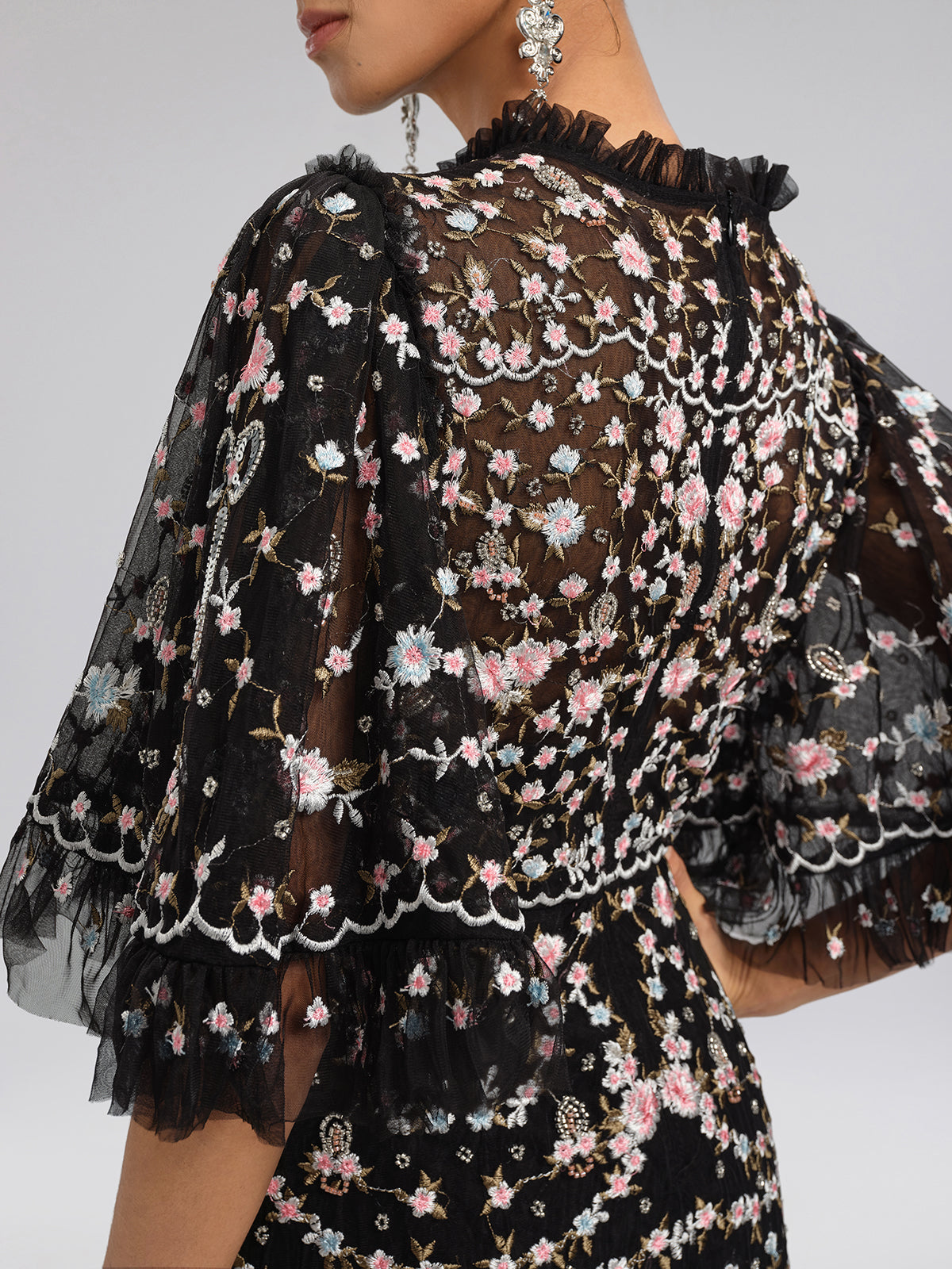 Vestido Glam Ópera Floral