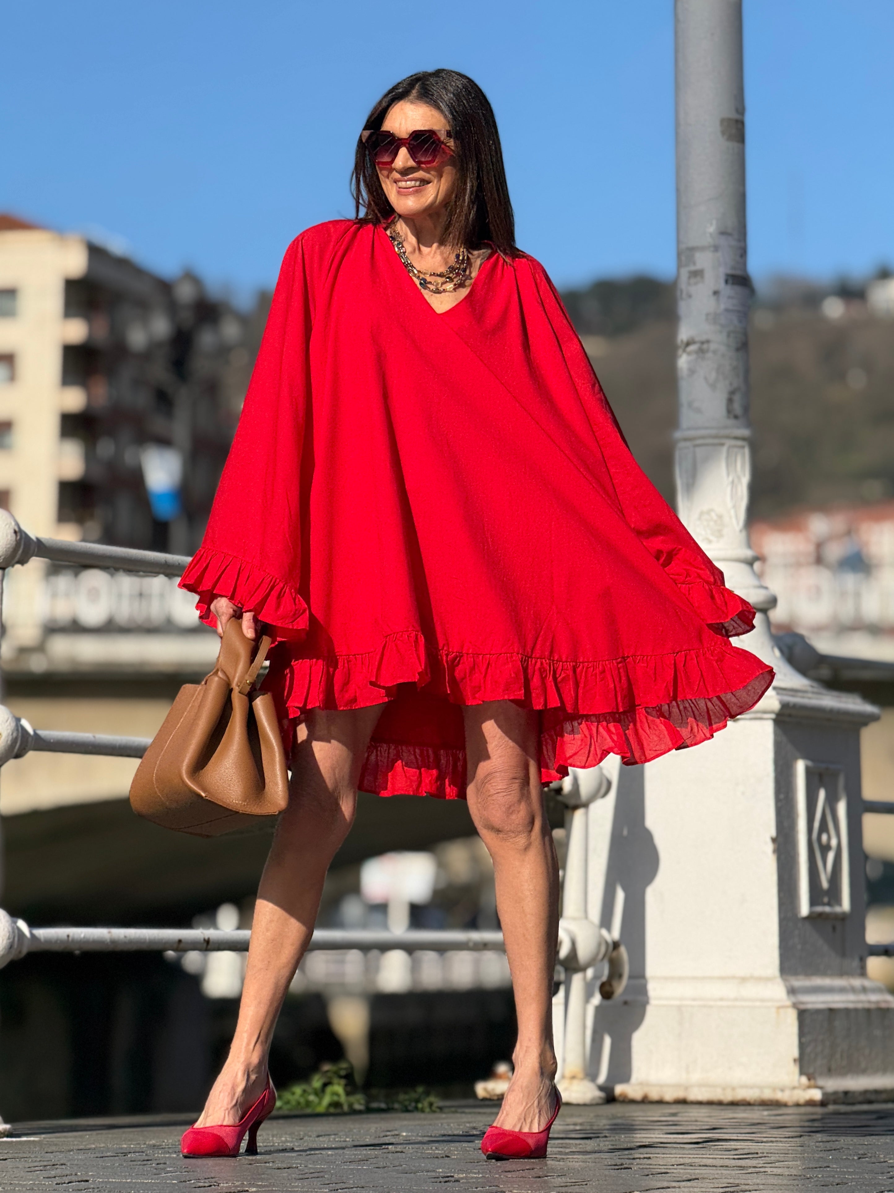 Vestido Comprido Pétala Rubi