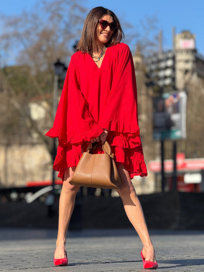 Vestido Comprido Pétala Rubi