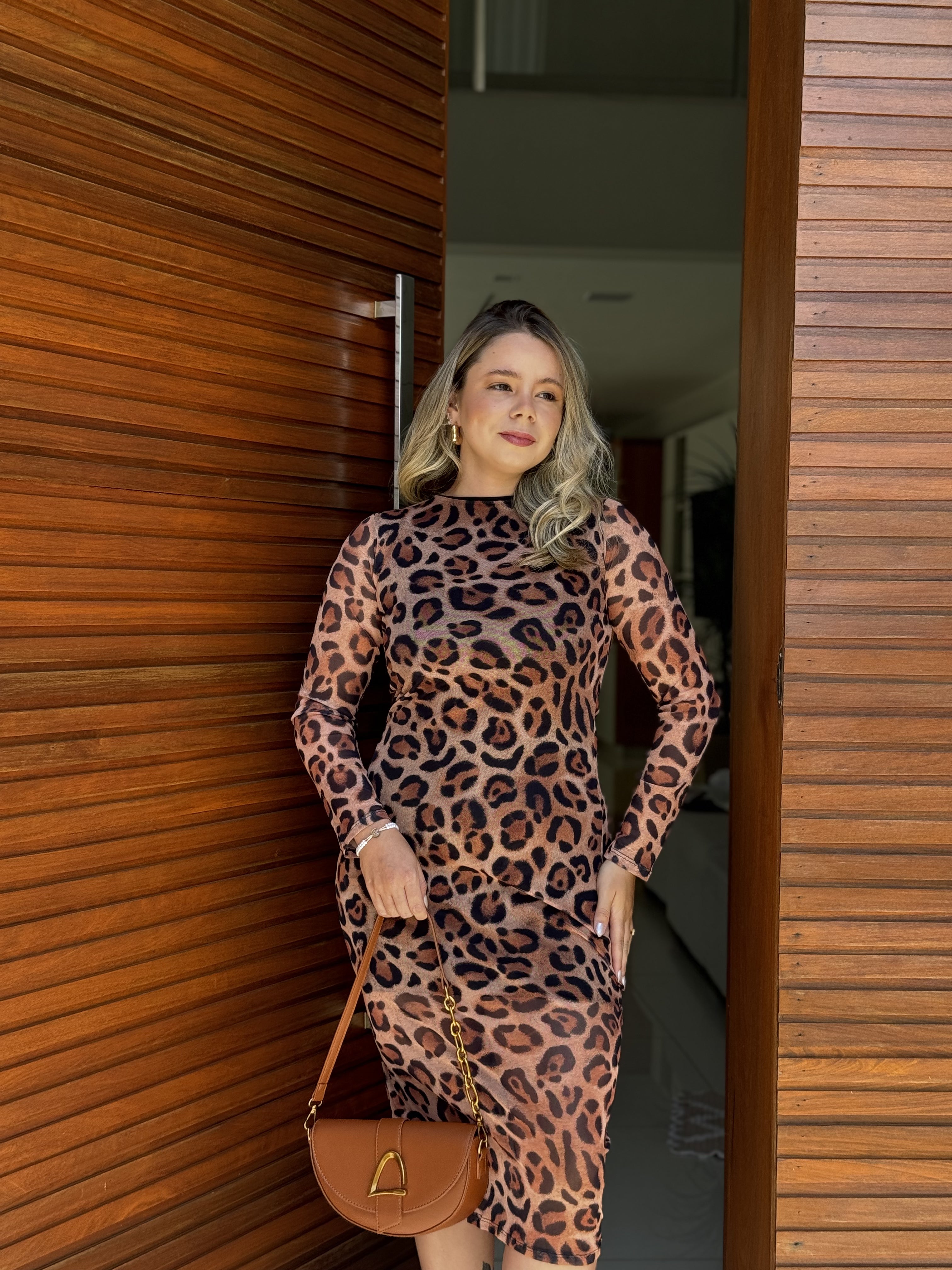 Vestido Leopardo Kim