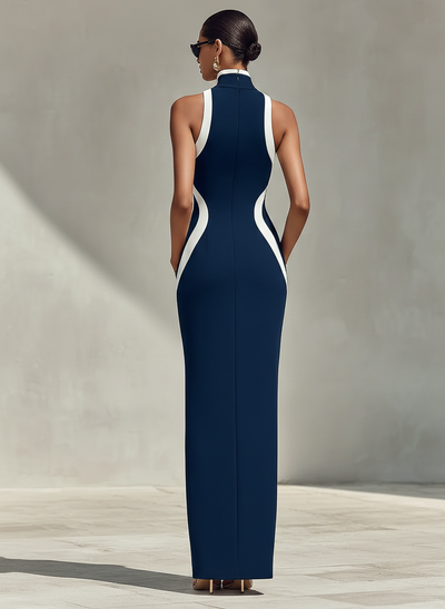 Vestido Entallado Contrast