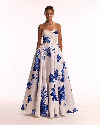 Vestido  Glamur Primavera Celestial