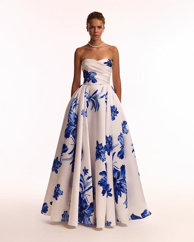 Vestido  Glamur Primavera Celestial
