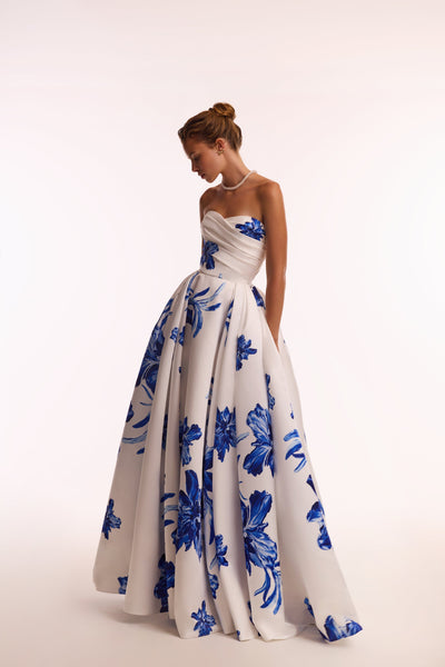 Vestido  Glamur Primavera Celestial