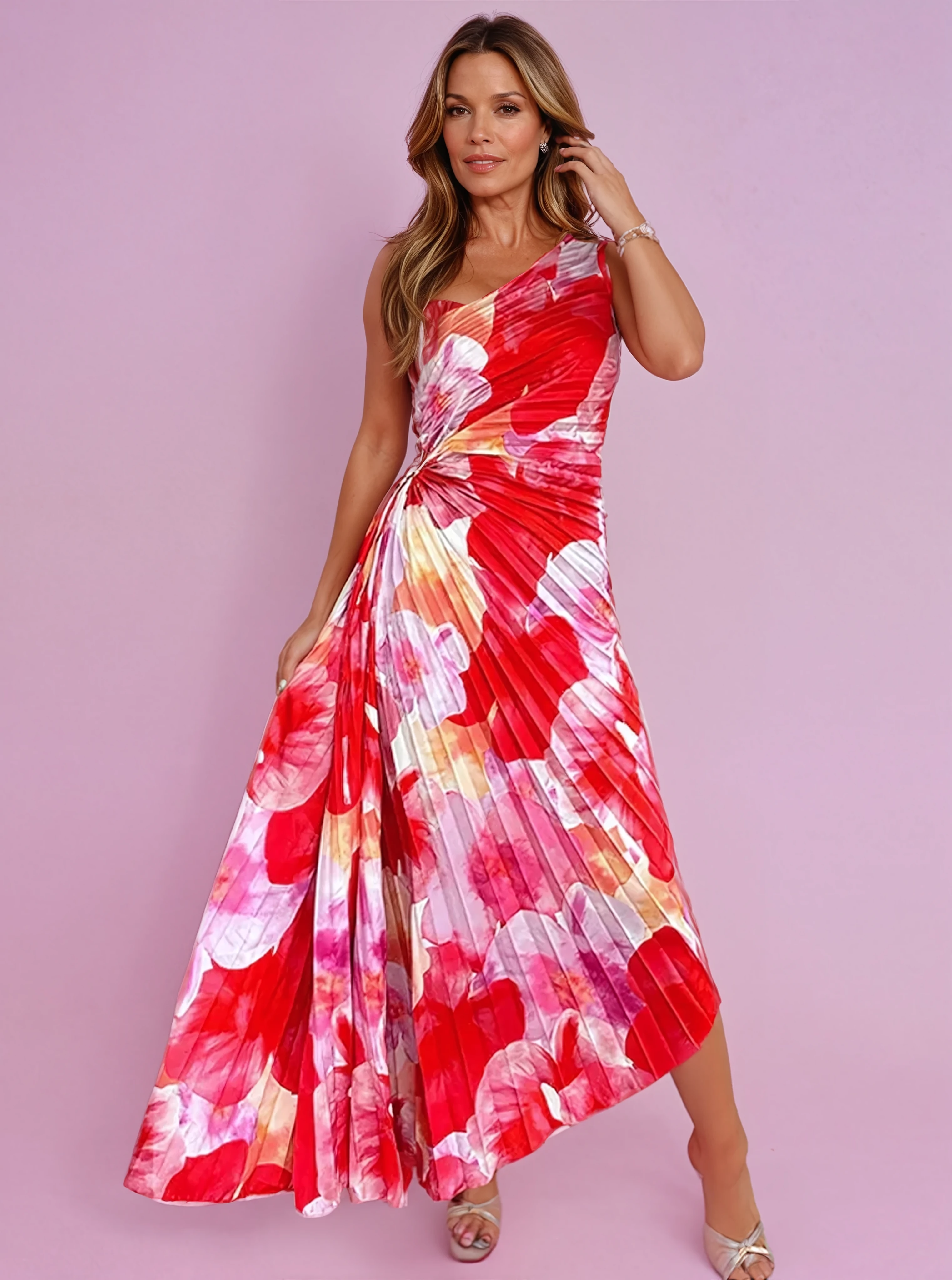 Vestido Asimétrico Colección Vibrante