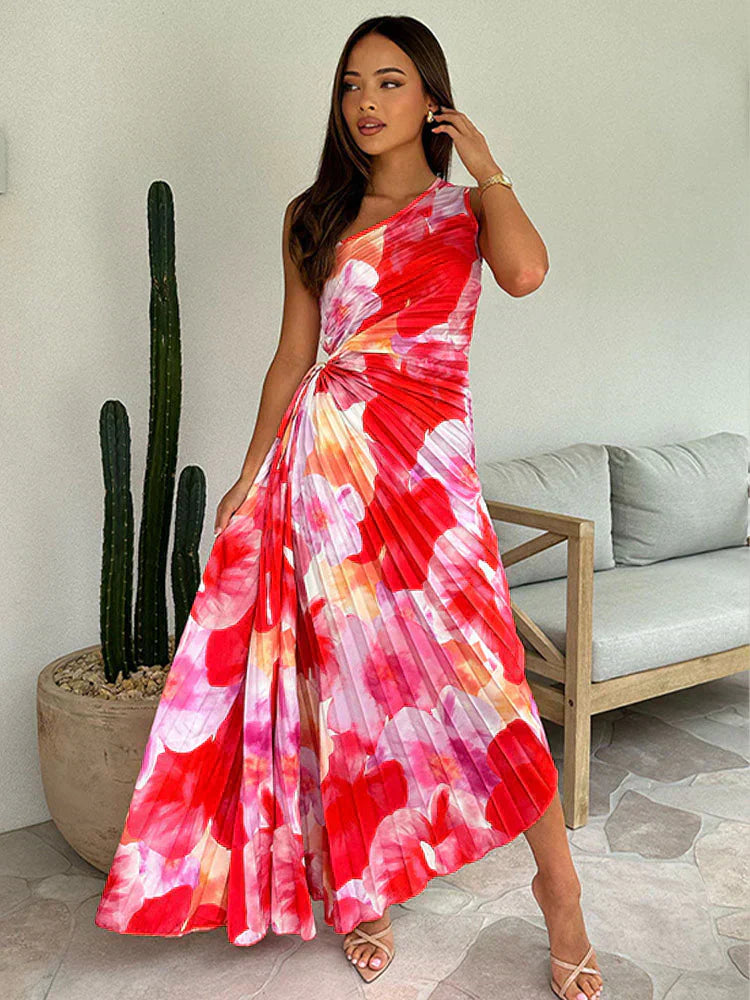 Vestido Asimétrico Colección Vibrante