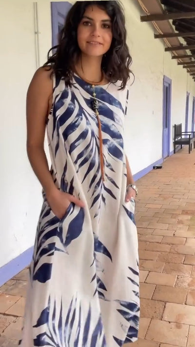 Vestido Oversize Palmera de Verano