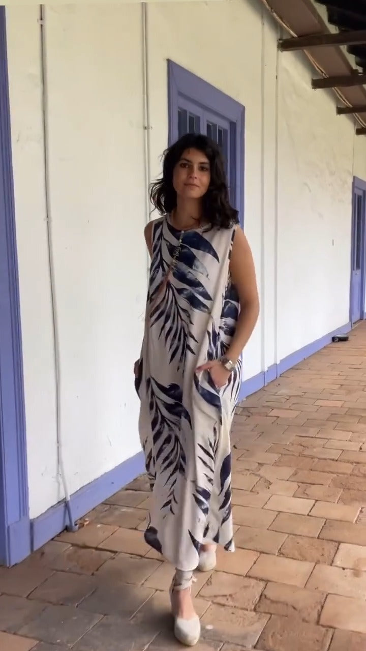 Vestido Oversize Palmera de Verano