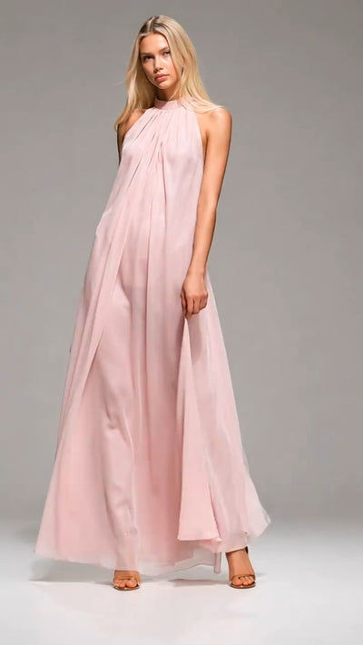 Vestido Chifón Rosa Sublime