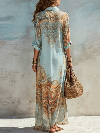 Vestido Sofisticado Ilustrado