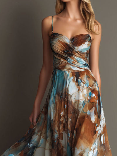 Vestido de Chifón Arte en Movimiento
