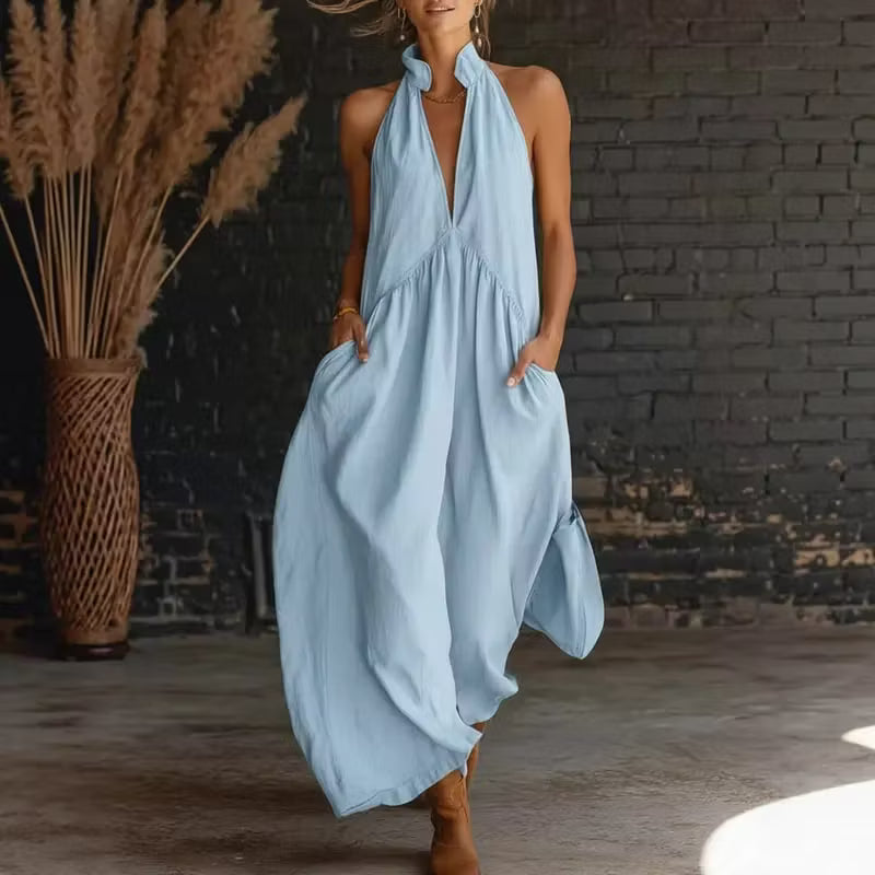 Vestido  Oversize Horizonte Azul