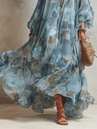 Maxi Vestido Legado de Seda