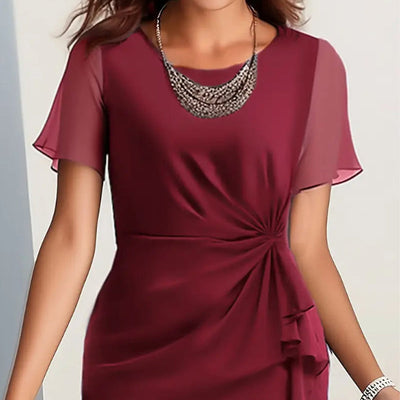 Abelia/Vestido Drapeado Premium