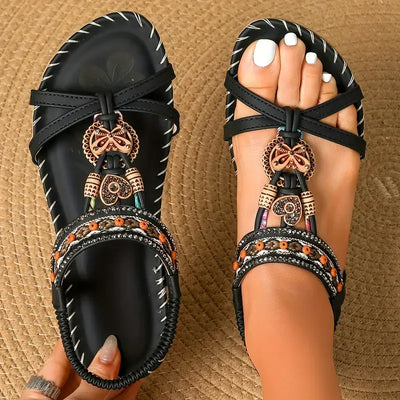 Sandalias Étnicas Tribal Antideslizante