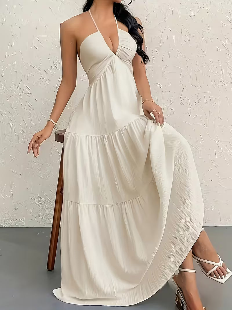 Vestido Maxi "Ivory Halter"