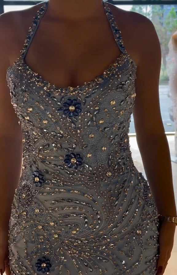 Vestido Glam Diamante Lara