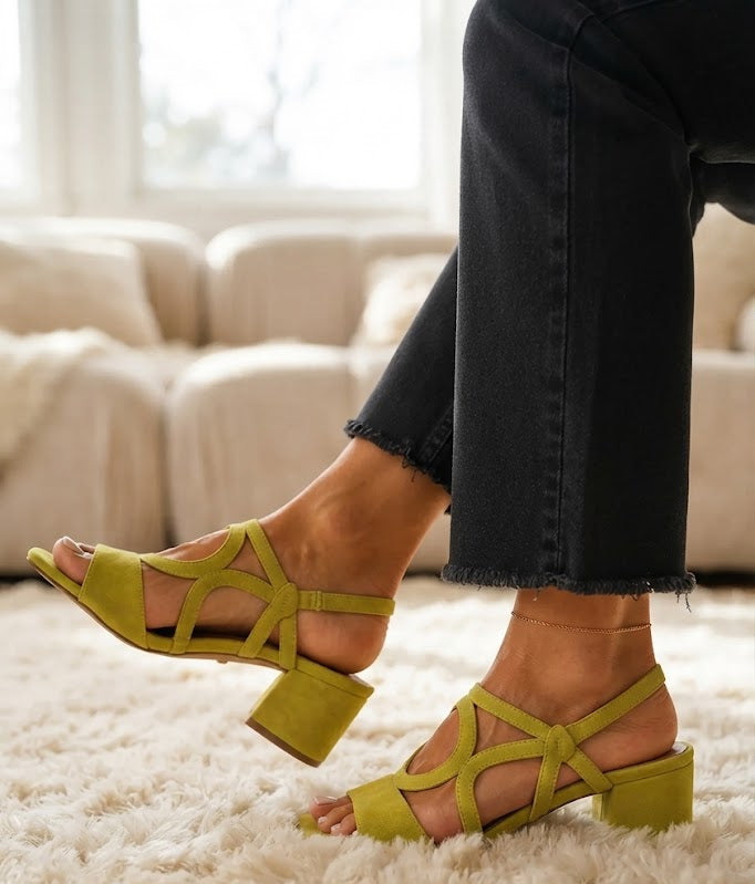 Sandalias de Tancon Geometric Lime Pop