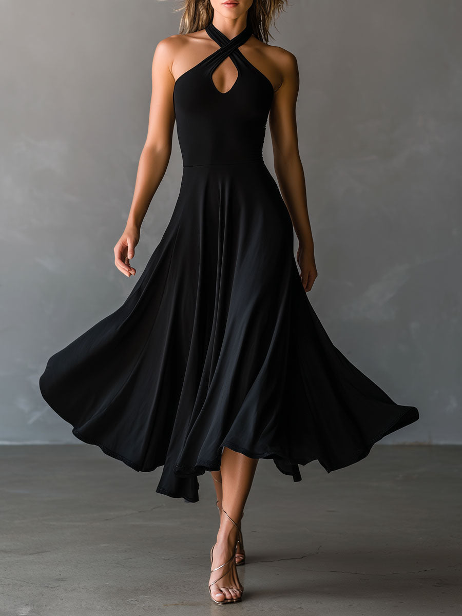 Alana/Vestido Minimalista Cruzado
