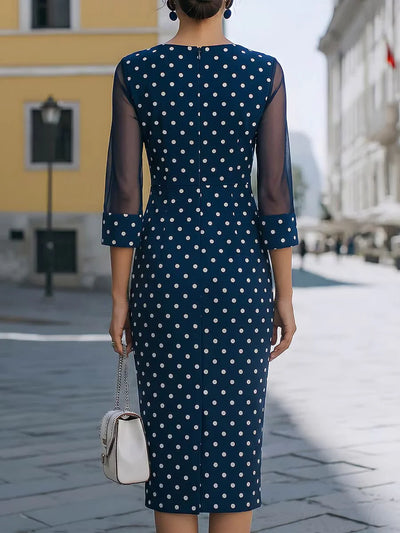 Lison / Vestido Glam de Lunares