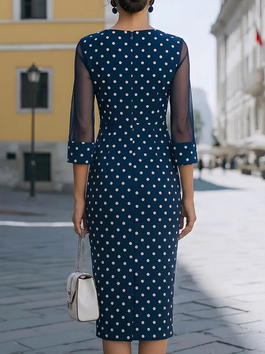 Lison / Vestido Glam de Lunares