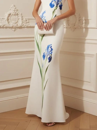 Vestido Elegancia Blanca Iris