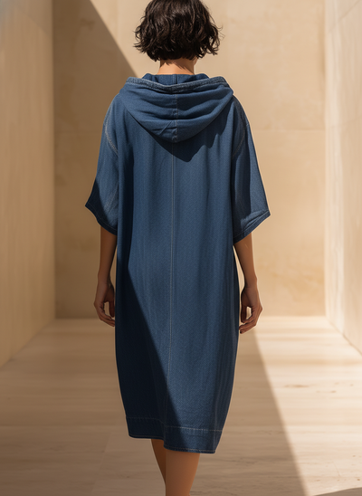 Vestido Denim Hooded Urban