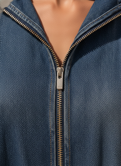 Vestido Denim Hooded Urban