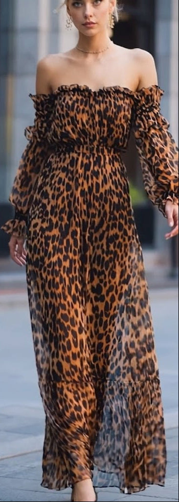 Vestido Chic Capital Print