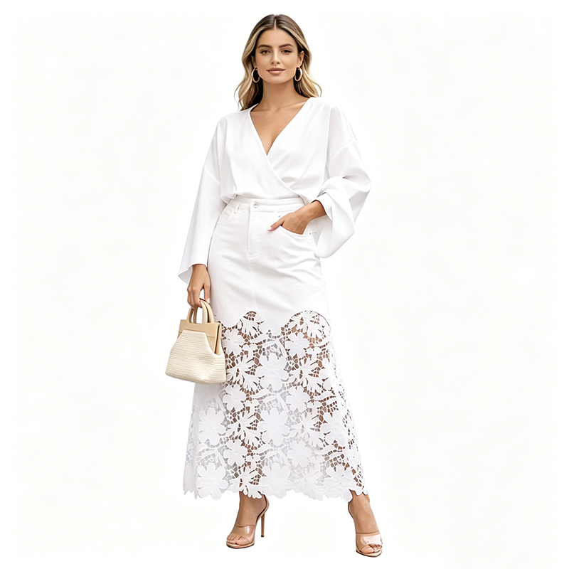 Falda Glam Encaje Royale