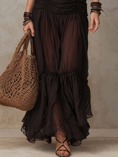 Vestido Largo Gótico Elegante