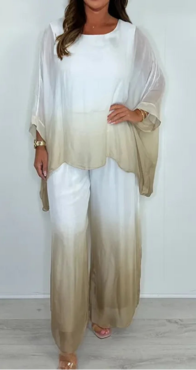 Conjunto  Casual con Efecto Degradado