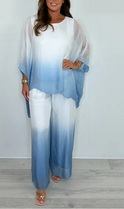 Conjunto  Casual con Efecto Degradado